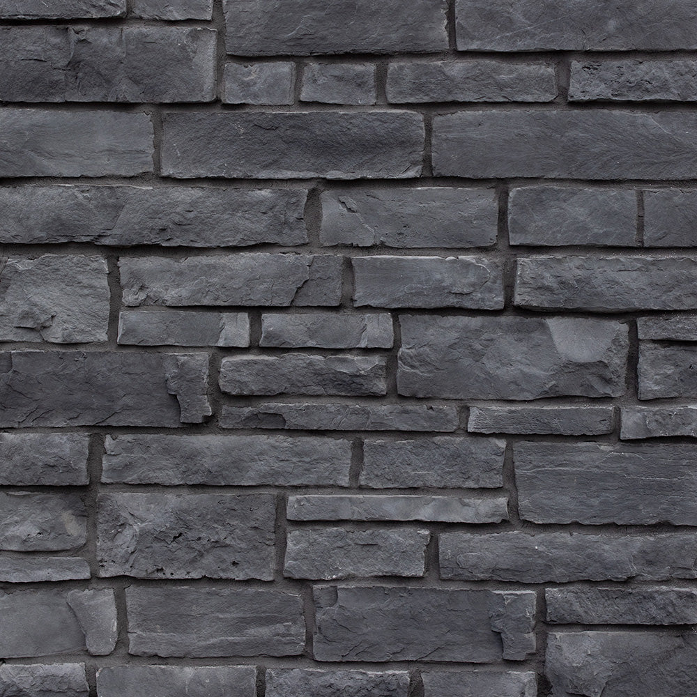 Black Onyx Old County Ledge - Flats - Prestige Stone - 12 sq ft/box