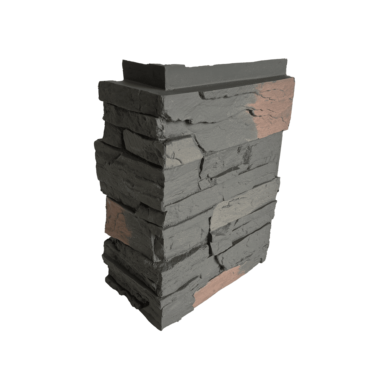 Appalachian Gray Country Ledgestone - Corners - Nextstone - 43.5" x 15.5" x 1.5" - 5.17 Ln ft / box