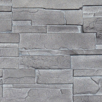 Basalt Dry Stack Stone - Flats - Novik Stone - 41.5" x 13.13" x 1" - 25 sq ft / box