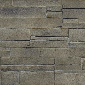 Brown Stone Dry Stack Stone - Flats - Novik Stone - 41.5" x 13.13" x 1" - 25 sq ft / box