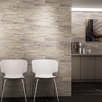 Limestone Dry Stack Stone - Flats - Novik Stone - 41.5" x 13.13" x 1" - 25 sq ft / box