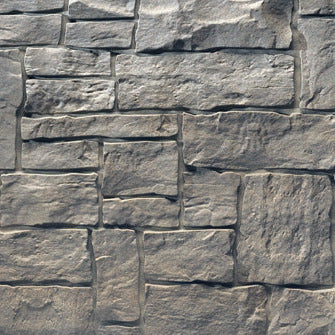 Smoke Gray Stacked Stone - Corners - Novik Stone - 45" x 20.25" x 1" - 7.9 Ln ft / box