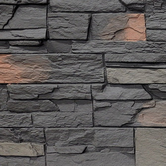 Appalachian Gray Country Ledgestone - Corners - Nextstone - 43.5" x 15.5" x 1.5" - 5.17 Ln ft / box