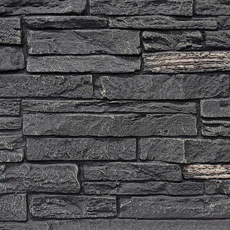 Midnight Ash Slatestone - Corners - Nextstone - 43" x 15.5" x 1.75" - 5.17 Ln ft / box