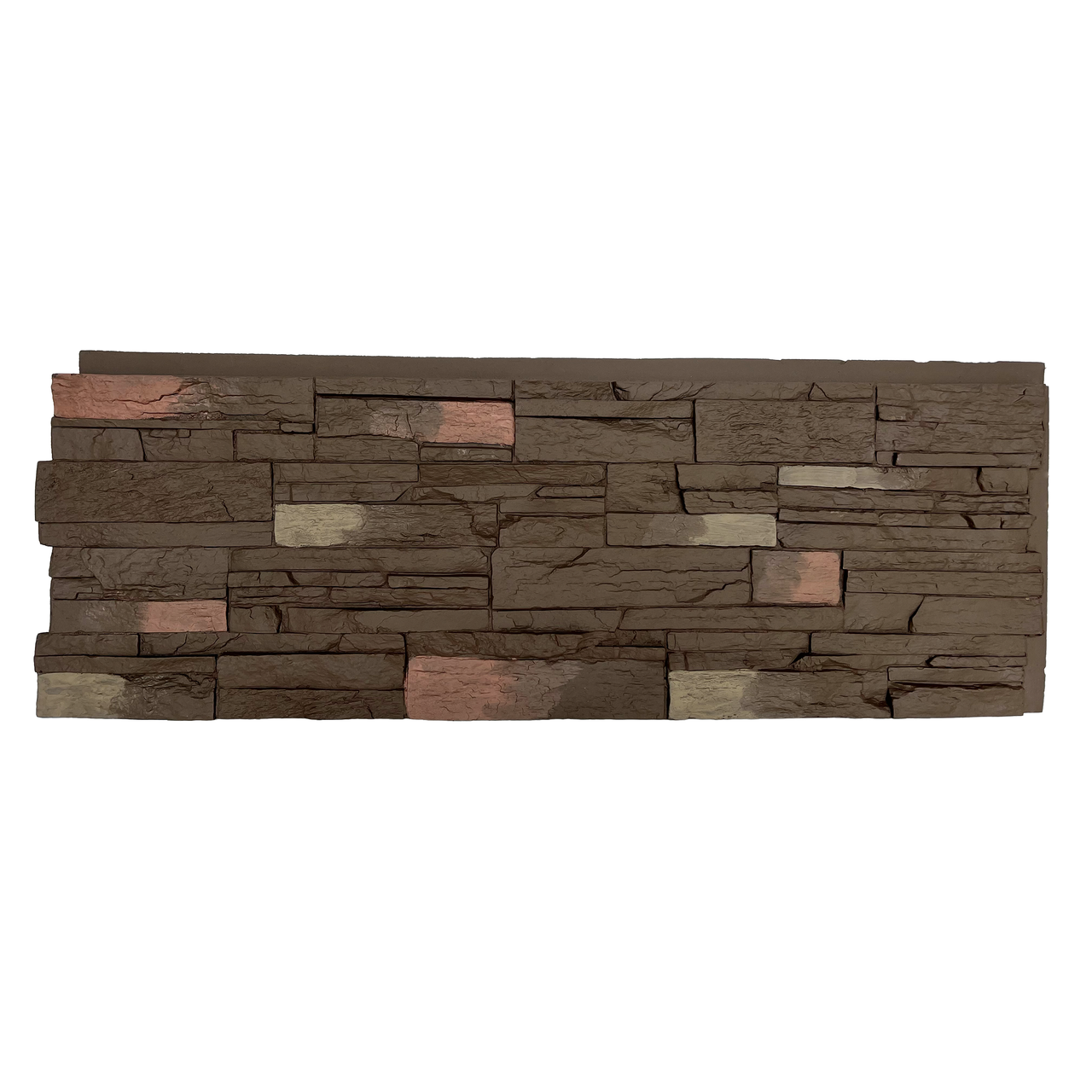 Himalayan Brown Country Ledgestone - Flats - Nextstone - 43.5" x 15.5" x 1.5" - 16.96 sq ft / box