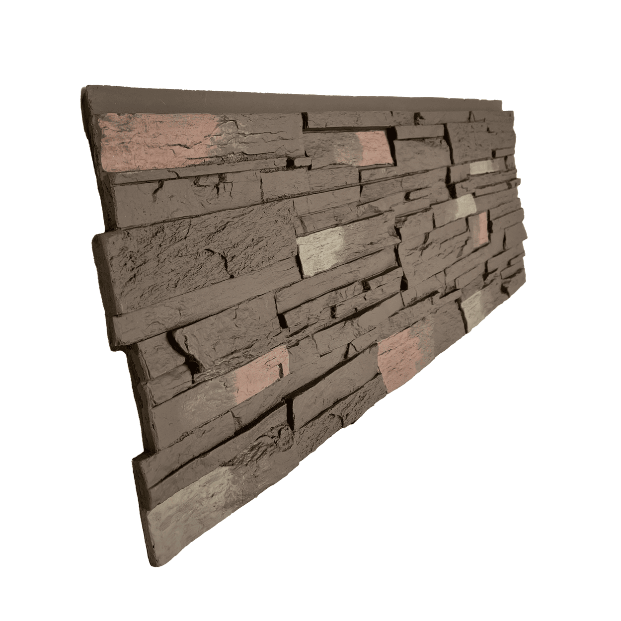 Himalayan Brown Country Ledgestone - Flats - Nextstone - 43.5" x 15.5" x 1.5" - 16.96 sq ft / box