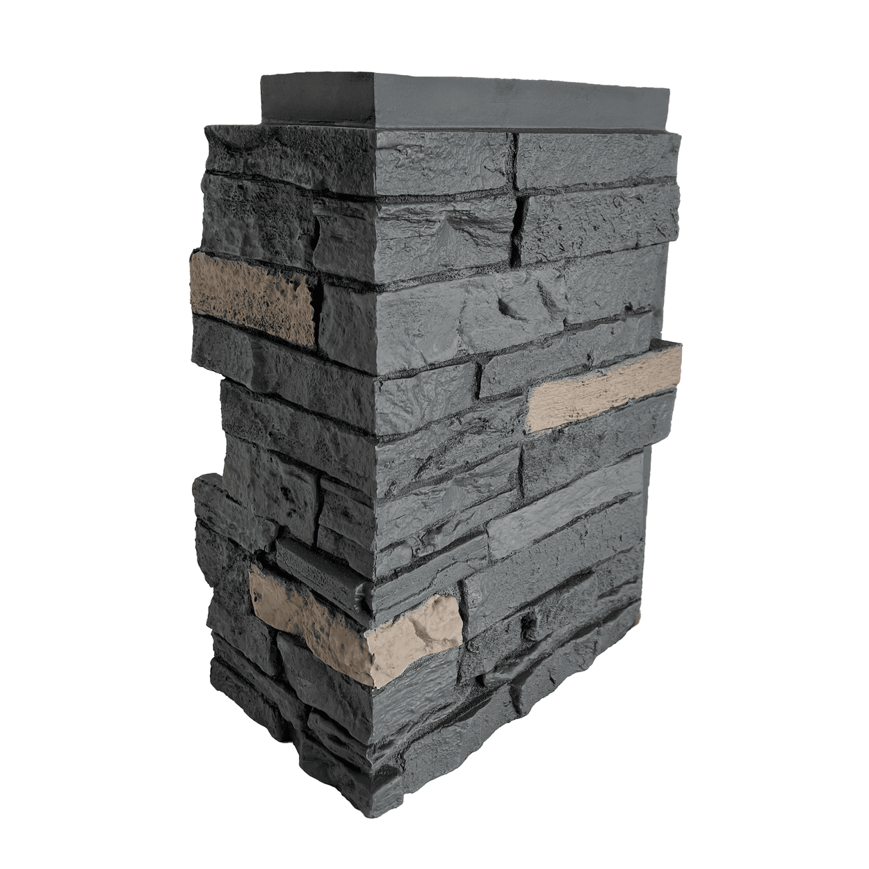 Onyx Slatestone - Corners - Nextstone - 43" x 15.5" x 1.75" - 5.17 Ln ft / box