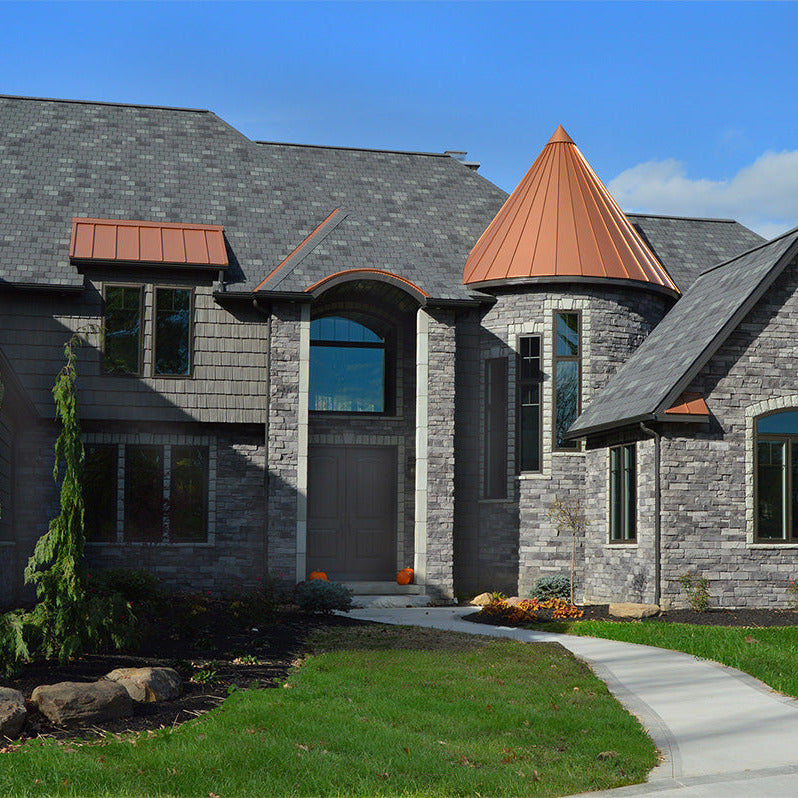 Portland Smoke Old County Ledge - Corners - Prestige Stone - 8 Ln ft/box