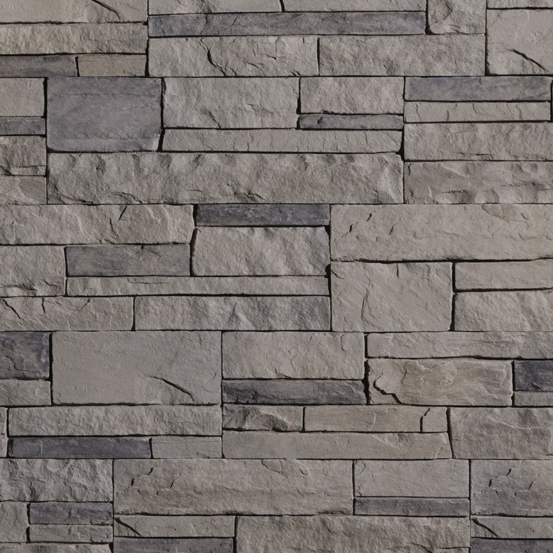 Silver Castlerock - Corners - Vena Stone - 22.5" x 8" x 1.5" - 5 sq ft / box